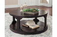 Each piece features a dark brown finish with understated leg and trim details for an elegant look - Lifestyle Furniture