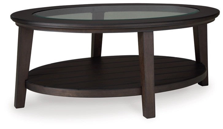 Camay Oval Cocktail Table