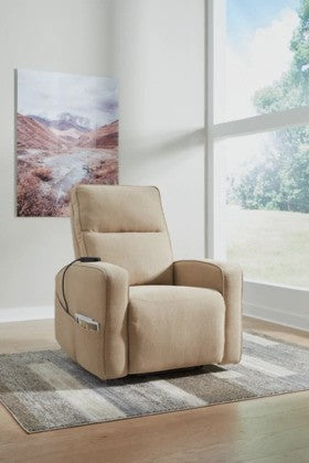 Tarza Taupe Power Lift Recliner