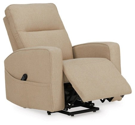 Tarza Taupe Power Lift Recliner