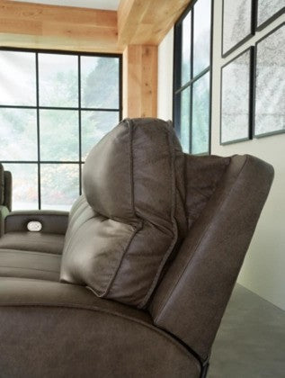 Gami Concrete Power Reclining Sofa - Lifestyle Furniture