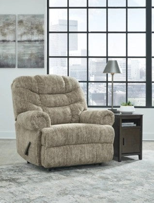 Munny Taupe Recliner - Lifestyle Furniture