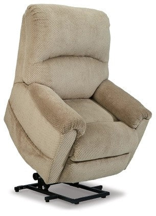 Shadow Toast Polyester Power Lift Recliner