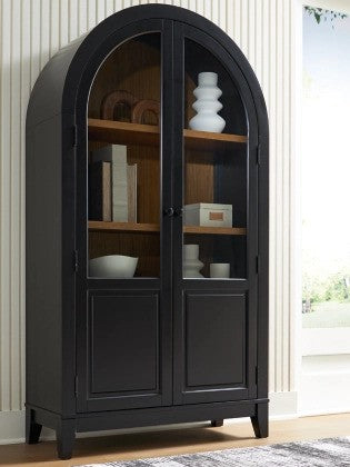 Dagan Black Accent Cabinet - Lifestyle Furniture