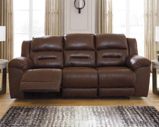 One Land Power Reclining Sofa & Rec Loveseat W/Console - Lifestyle Furniture