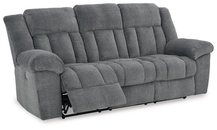 Tipper Slate PWR REC Sofa with ADJ Headrest