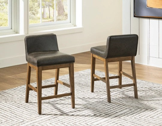 Caban Upholstered Barstool x2