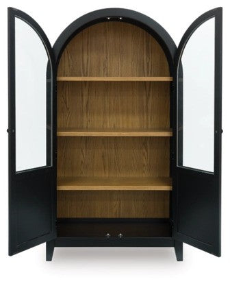 Dagan Black Accent Cabinet - Lifestyle Furniture