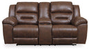 One Land Power Reclining Sofa & Rec Loveseat W/Console - Lifestyle Furniture