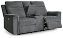 Bana Power Reclining Loveseat with Console - Lifestyle Furniture