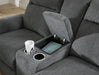 Bana Power Reclining Loveseat with Console - Lifestyle Furniture