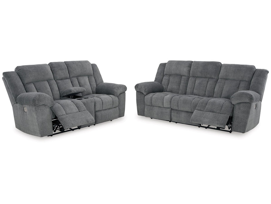 Tipper Slate PWR REC Sofa & Loveseat