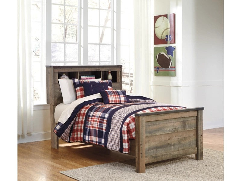 Sierra Nevada Youth Bookcase Bed with Dresser & Mirror - Lifestyle Furniture