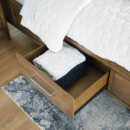 Calyn Panel Bed with Storage - Lifestyle Furniture