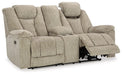Hima Power Reclining Loveseat with Console - Lifestyle Furniture