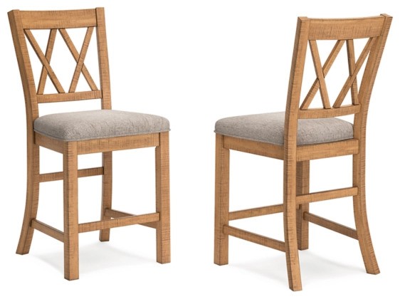 Havy Upholstered Barstool (x2)