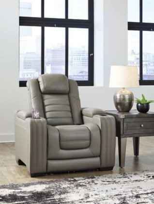 Backtrack Grey Recliner - Lifestyle Furniture