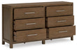 Calyn Panel Bed w/ Storage with Dresser & Mirror - Lifestyle Furniture