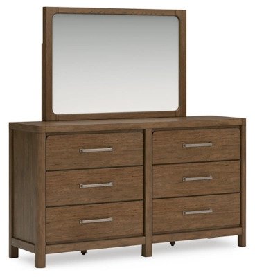 Calyn Panel Bed w/ Storage with Dresser & Mirror - Lifestyle Furniture