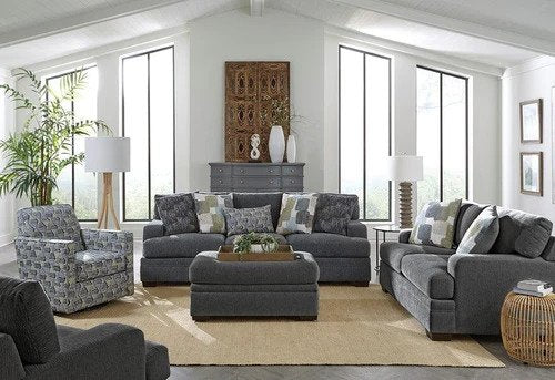 Steinway Slate Sofa & Loveseat - Lifestyle Furniture