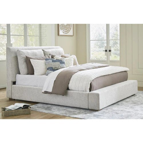 Calyn Upholstered Bed with Dresser & Mirror - Lifestyle Furniture