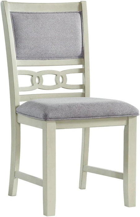 Amherst Dining Chairs Grey/White x 2 - Lifestyle Furniture