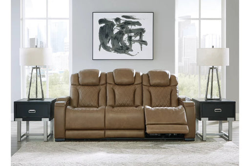 Stritrack Nutmeg Power Reclining Sofa - Lifestyle Furniture