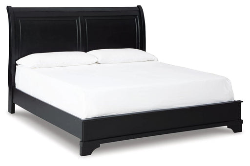 Chyta Sleigh Bed With Dresser & Miror - Lifestyle Furniture