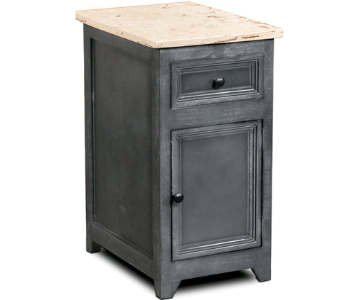 Calistoga Charcoal Side Table - Lifestyle Furniture