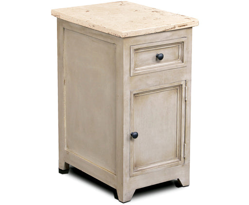 Calistoga Taupe Side Table - Lifestyle Furniture