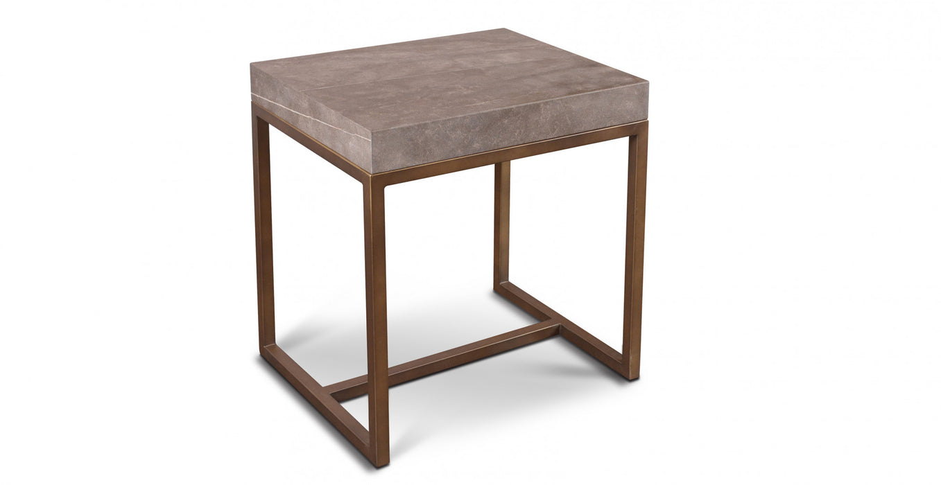 Roka Graya Marble End Table - Lifestyle Furniture