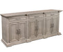 Gallup 99" Feather Gray Console - Lifestyle Furniture