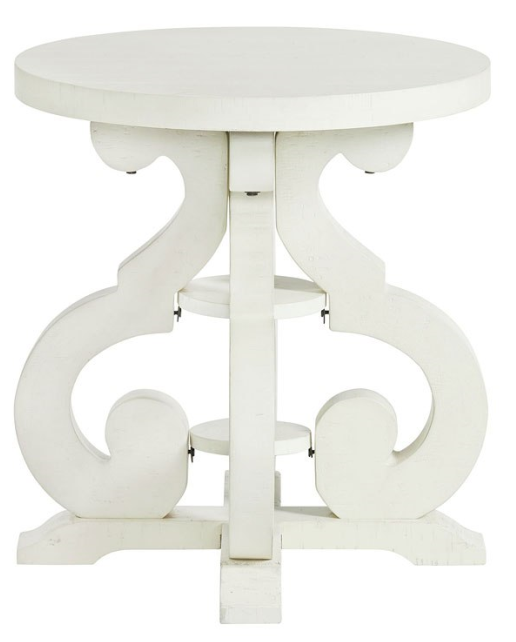 Stone Round End Table - Lifestyle Furniture