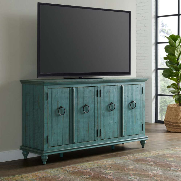 Garden District Antique Turquoise Console - Lifestyle Furniture