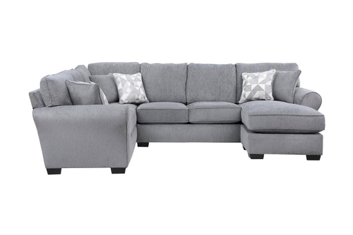 The Savannah Sectional has a traditional design that will blend well in your living room.