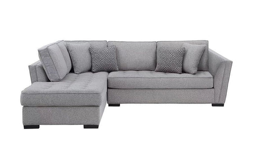 The Aria Sectional offers a fresh and modern take on the classic recliner, with handsomely supportive contoured seat cushions and back pillows, pronounced long lines and casual construction.