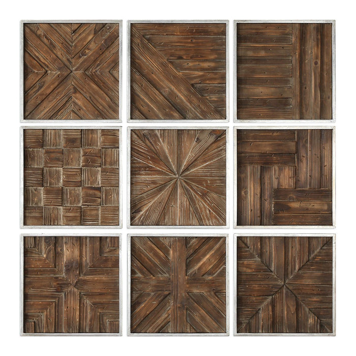 Bryndle Squares Wood Wall Decor - Lifestyle Furniture