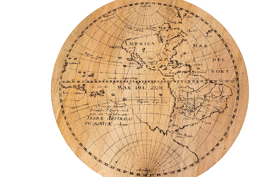 World Map Coffee Table - Lifestyle Furniture