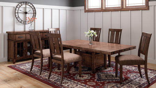 acai veneers mission style brown Dining Collection - Lifestyle Furniture