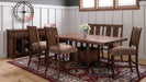 warm tone counter height wood Dining Collection - Lifestyle Furniture