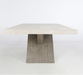 Light Tone Concrete Table Top 84" Dining Table - Lifestyle Furniture