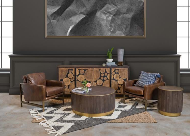 dark brown finish and deep cushion accent chair creates an inviting look that works well with many different styles and color palettes - Lifestyle Furniture