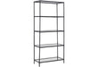 Ryan Bookcase Black - Lifestyle Furniture