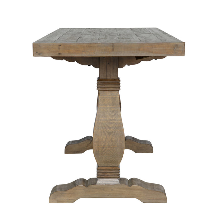 Desert Gray Tone 77" Gathering Table - Lifestyle Furniture
