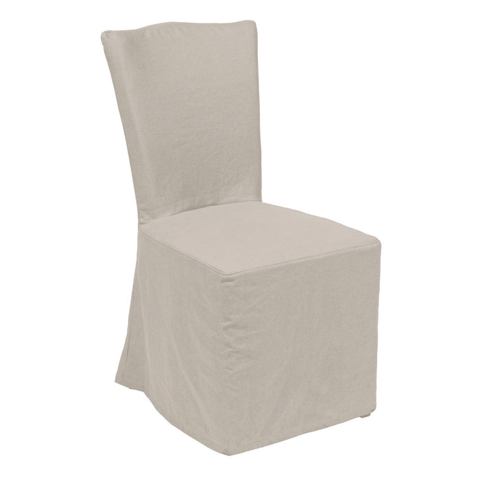 Airy Slipcovered Dining Chair Beige - Lifestyle Furniture