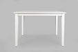 traditional white wood Counter Height Dining Set - Lifestyle Furniture