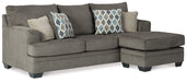 Dejon Slate Sofa Chaise - Lifestyle Furniture