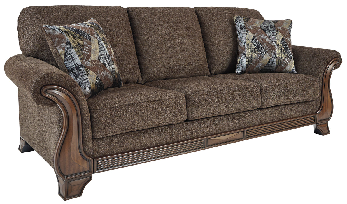 This collection is the perfect choice for those seeking a traditional look. Crafted with masterful precision using the finest materials, this sofa's construction is firm and durable enough to stand up to everyday uses.