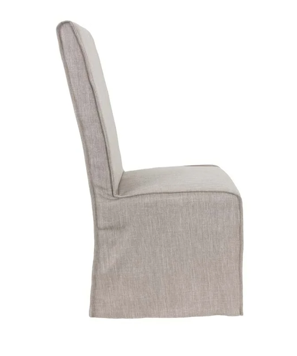 Linen slipcover Upholstered Dining Chair - Lifestyle Furniture