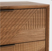 This two drawer nightstand has a rustic look, and yet is still suitable for the contemporary bedroom - Lifestyle Furniture 